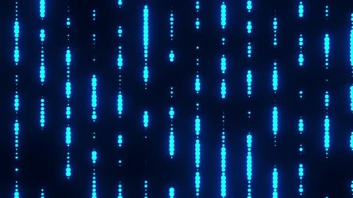 Glow Blue Lines Point