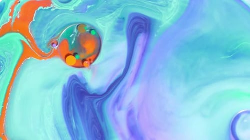 Colorful Paint Splashes