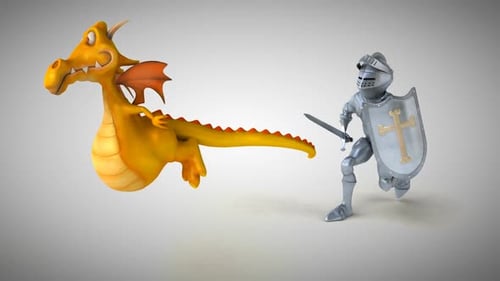 Knight and Dragon