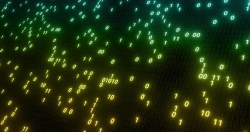 Fluxo de
dados futurista, fluxo digital. Padrão dinâmico com raios de energia e luz.