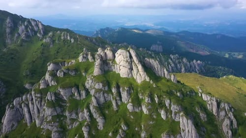 Panorama der Ciucas-Berge