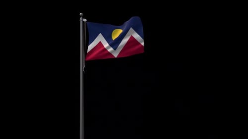 Drapeau de la ville de Denver avec Alpha 2K