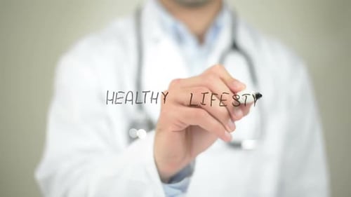 Doctor Writes Healthy Lifestyle Message