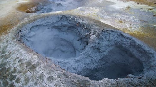 Krafla Geothermal of Hverir Namafjall in Iceland