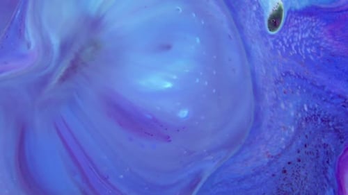 Abstract Background with Swirling Liquid Textures