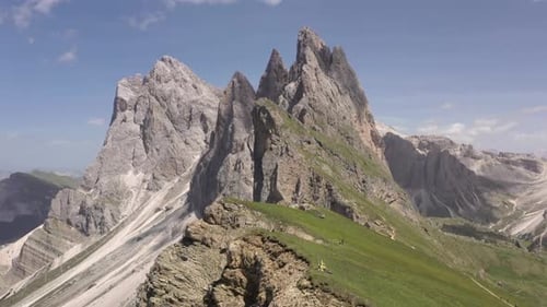 Mountain Trail Aerial Footage