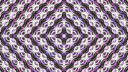 Abstract Geometric Looping Patterns Background