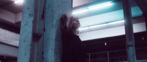Girl in a Parking Lot