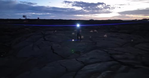 Explorador em viagem