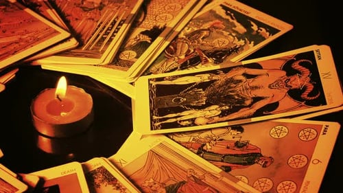 Magical Witchcraft Fortune Teller Mystical Tarot Cards