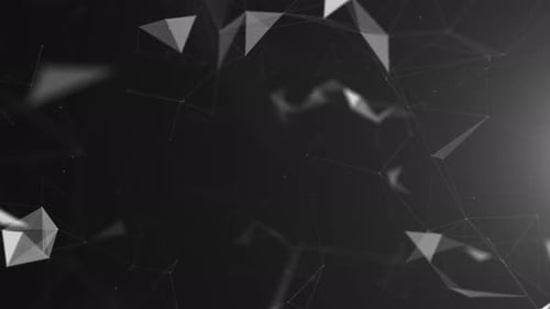 Abstract Digital Network Connection Animated Background