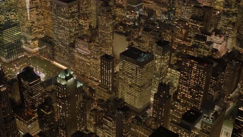 Mise en place d'un plan de gratte-ciel modernes dans la métropole de la ville