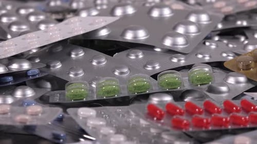 Drugs Pills Medication Medical Waste - Slider shot 4K