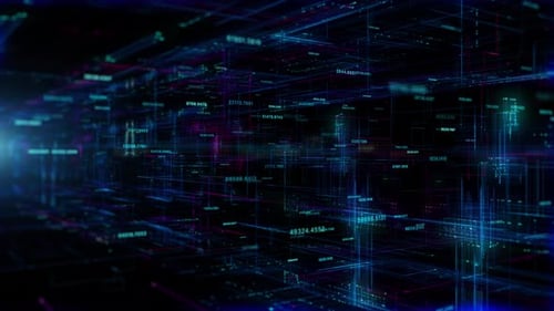 Digital Cyberspace Technology Background 01270