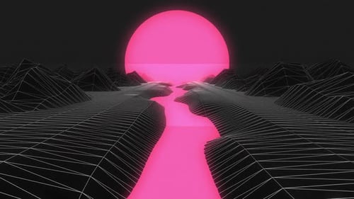 80's Retrowave, River To The Moon