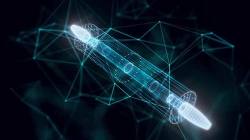 Rolling Pin Hologram Close Up Hd