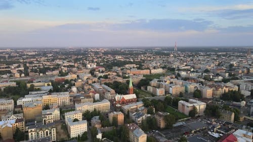 Riga city panorama