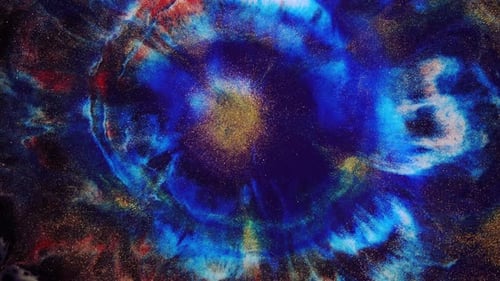 Colorful Abstract Texture of Liquid Marble Liquid Art