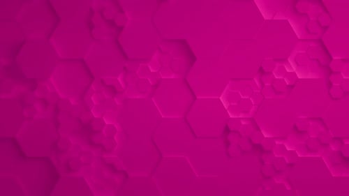 Pink Abstract Hexagon Geometric Surface Seamless Loop UHD
