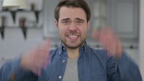 Frustrated Man Yelling with Anger