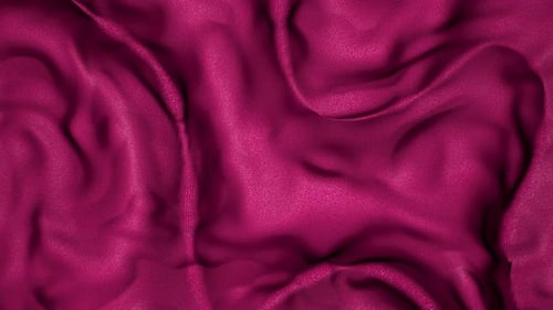 Organic Flowing Magenta Fabric Abstract Background