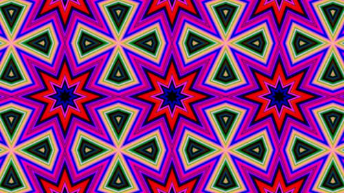 3D Flower Pattern Animation