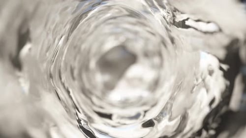 Clear Water Whirlpool Vortex Loop Background