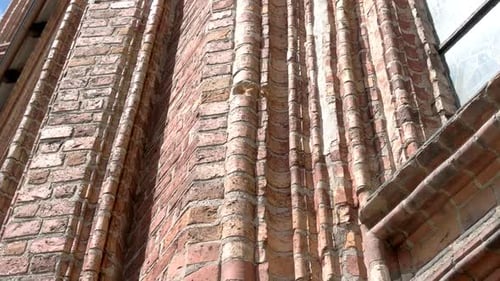 Exterior View of a Historic Brick Building