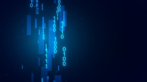 Binary Code Background V6