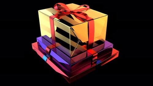 Gift Boxes Angle Seamless Loop