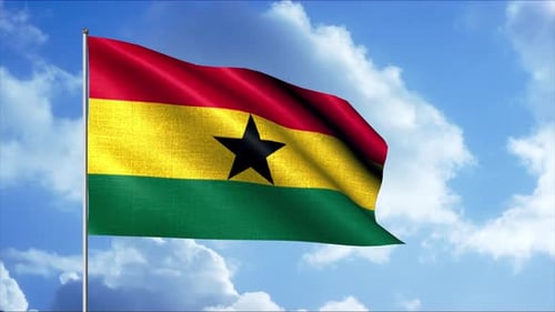 Flagge Ghanas