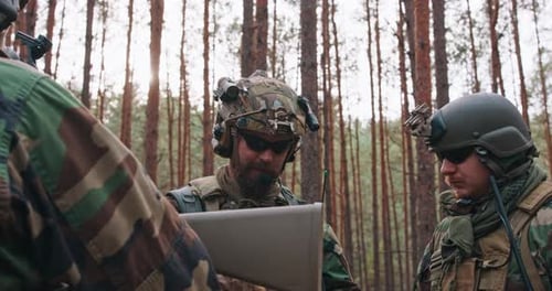 Military Team Planning in Dense Forest
