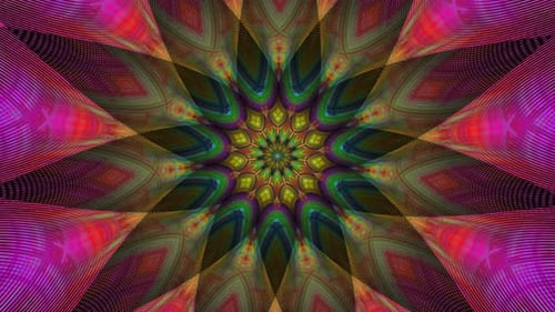 Hintergrund: Bunte hypnotische Animation