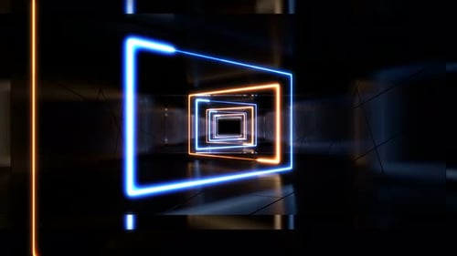 Boucle de tunnel néon