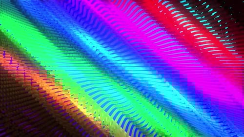 4K Abstract Colorful Dot Background Seamless Loop