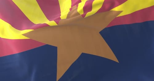 Flagge des Bundesstaates Arizona