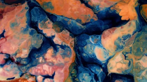 Abstract Organic Cosmic Colorful Texture Background