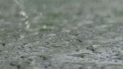 Falling Raindrops and Splash
