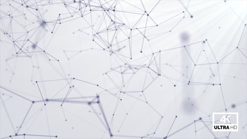 Abstract Technology Network Background Loop