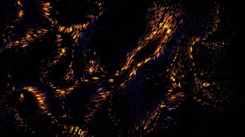 Abstract Glowing Particles Swirling Energy Motion Background