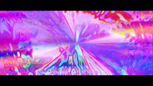 Abstract Glitch Fluid Wave Animation