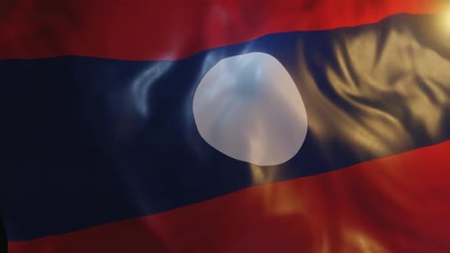 Flagge von Laos