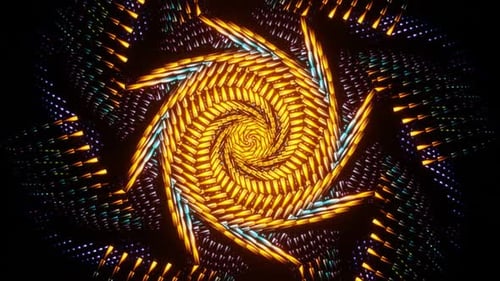 Abstract Flashing Pattern Vj Loop 02