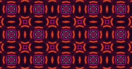 Looped kaleidoscope Abstract Symmetrical Of Geometric Seamless Pattern shape