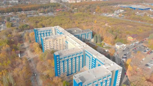 Facade Of Hospital Building