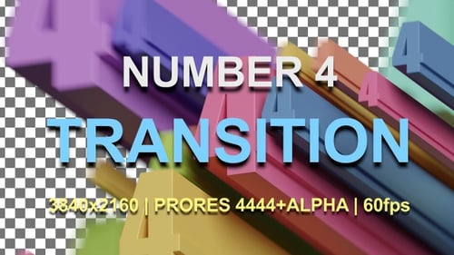 Dynamic Colorful 3D Numbers Animation