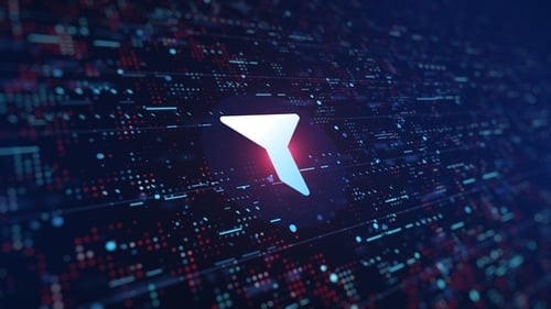 Filterwerkzeugsymbol Digitaler Hintergrund
