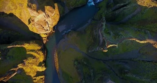 Fjadrargljufur Canyon Iceland