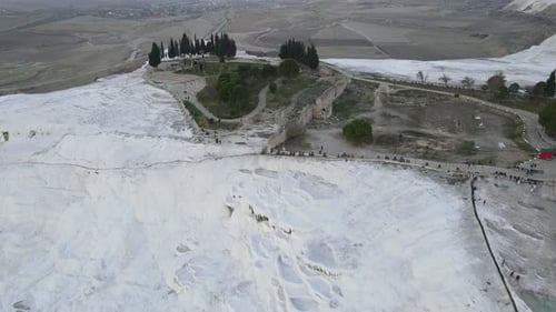 Paisagem aérea de Hierápolis
