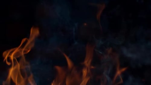 Abstrakte schöne Feuer-Textur mit Funkenflocken